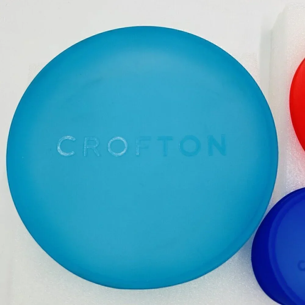 CROFTON ALDI 3 PIECE SILICONE STRETCH LIDS BPA FREE 6.5”, 4.5”, 3”